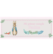 Banner de papel Peter Rabbit rosa Pers.